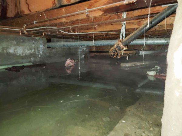 Crawlspace Water Restoration in Ashburn